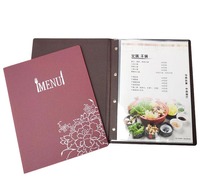 Couverture de menu de restaurant A4 de haute qualité, couvertures de menu bon marché pour restaurant