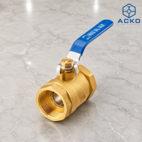 Robinet à bille en laiton extra épais de haute qualité, manuel, pour eau, OEM, 2 pièces, passage complet, 600 PSI, NPT, jointé PTFE, qualité industrielle robuste