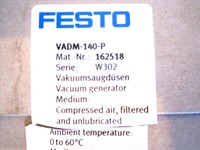 Generator Vakum Vadm-140-p Baru 162518 Vadm140p Set Lengkap Aksesoris PLC Industri: Sensor / Kontaktor / Relay