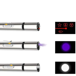 2024 nóng bán Chất lượng cao USB tương tác mèo đồ chơi phong cách cổ điển <span class=keywords><strong>laser</strong></span> bút mèo trêu ghẹo Exerciser đào tạo Đồ chơi bán buôn giá - Product Image 2