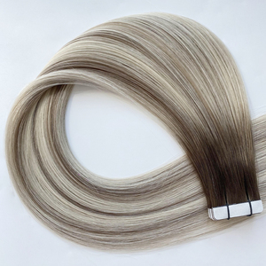 Extensiones de <span class=keywords><strong>Cabello</strong></span> Remy de Alta Calidad 2026, Largas y Lisas, con Cinta Adhesiva Invisible, Suaves y Ligeras, Color <span class=keywords><strong>Balayage</strong></span> - Product Image 4