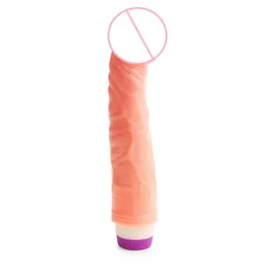 Sex Toy Realistic Skin Coloured Vibrators Wholesale OEM ODM Masturbation Dildo Machine Black Huge Dildo Vibrator For Women