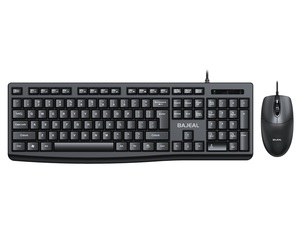 BAJEAL T650 Wired Keyboard and <b>Mouse</b> Combo USB Keypad Optical Corded <b>Mouse</b> Full-Size <b>Computer</b> Keyboard Compatible <b>FOR</b> PC Laptop - Product Image 3