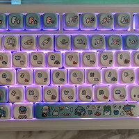 Keycaps Xiaoxin 131 touches profil M-OA en PBT avec impression par sublimation pour clavier mécanique à interrupteurs MX