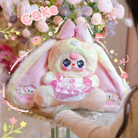 Original bébé trois lys lapin ville Gen 5 400% série boîte aveugle BB3 peluche Animal Figure poupées porte-clés jouets