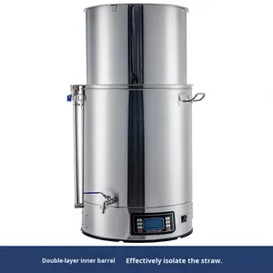 Máy sản xuất bia thủ công tự động đa năng cho gia đình và thương mại, máy làm bia nhỏ tự sản xuất với chức năng đun sôi và lên men bằng mô tơ - Product Image 3