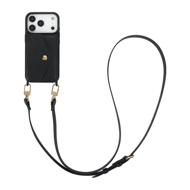 Premium Pu Leather Wallet Fashion Mobile Phone Crossbody Lanyard Phone case Mobile Phone Bags Cases for iphone 17 Pro Max case