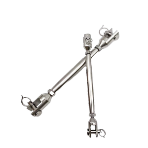 Tenditore a vite a corpo chiuso in acciaio inox 316 per uso marino, con ganasce da 20 mm, per tensionamento funi, accessori per yacht e imbarcazioni - Product Image 4