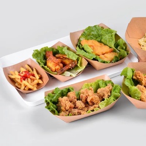 Bandeja de Papel Ecológica para Alimentos Fritos, Hambúrgueres, Lanches e Uso em Restaurantes para Viagem - Product Image 2