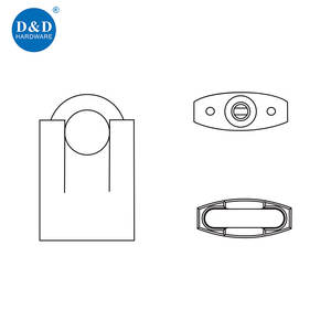 熱い販売 ステンレス製セキュリティ南京錠 カスタム50mm南京錠 防盗ダブルボールロック安全南京錠 - Product Image 6