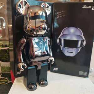 Vente chaude Placage Punk Brothers Punk Violence Ours kwas BEARBRICK400 % Marée Pour Jouer Ornements Cadeau Résine Artisanat - Product Image 2
