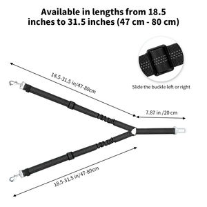 Doble nailon elástico Bungee Buffer cinturón de seguridad correa de perro cinturón de seguridad <span class=keywords><strong>para</strong></span> coches distracción segura Conducción libre - Product Image 4