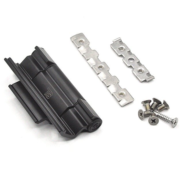 Заводская розетка, Дверные и створчатые оконные петли, черный створчатый оконный шарнир из алюминиевого сплава с тремя крыльями