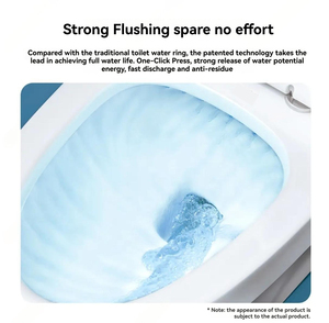 Nhà vệ sinh nhà máy thiết bị vệ sinh nhà vệ sinh đặt phòng tắm nước tủ quần áo siphonic một mảnh gốm <span class=keywords><strong>WC</strong></span> nhà vệ sinh - Product Image 2