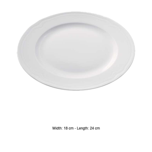 จานเสิร์ฟทรงรีเวนิส 24 × 18 ซม. กูรัล - Product Image 3