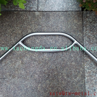Guidon en titane XACD pour vélos de route et cruisers, diamètre 31,8 mm, léger, durable, forme plate ou relevée pour vélo de tourisme