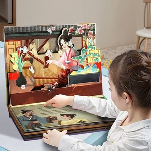 <span class=keywords><strong>Livre</strong></span> <span class=keywords><strong>pop</strong></span>-<span class=keywords><strong>up</strong></span> 3D personnalisé avec gravure en relief, <span class=keywords><strong>livre</strong></span> d'images pour la maternelle, <span class=keywords><strong>livre</strong></span> de lecture classique, conte de fées, princesse - Product Image 4