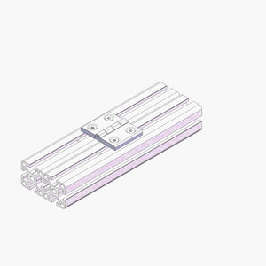 चीन की निर्माता 3046 काले डाई कास्टिंग भारी 40*40 मिमी 40x40 मिमी हिंज एल्यूमीनियम एक्सट्रूज़न प्रोफाइल 20 30 40 मिमी हिंज - Product Image 5