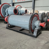 Mini Molino de Bolas con Motor AC y Engranajes, Planta de Procesamiento de Minerales de Doble Propósito de Alta Capacidad, Capacidad de Molienda de 1-130t/h, Venta en África, Usado
