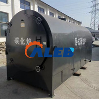 Máquina de Alta Calidad para la Producción de Biochar y Carbón Vegetal, Línea Completa para la Fabricación de Carbón de Cáscara de Coco y Troncos de Madera