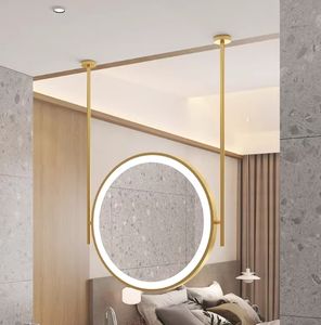 Miroir <span class=keywords><strong>de</strong></span> <span class=keywords><strong>salle</strong></span> <span class=keywords><strong>de</strong></span> <span class=keywords><strong>bain</strong></span> LED suspendu au plafond pour hôtel et gîte - Product Image 4