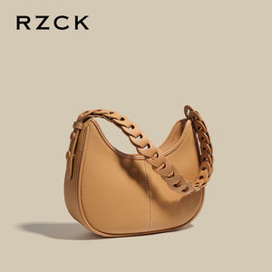RZCK nouveautés sac à main demi-lune en cuir véritable populaire pour femmes sacs à bandoulière en cuir véritable pour dames de bonne qualité - Product Image 3