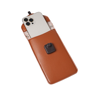 Sang Trọng <span class=keywords><strong>Neoprene</strong></span> Từ Khóa Điện Thoại Di Động Pouch Hidden Pin Thiết Kế Với Dây Kéo Đóng Cửa Ví Trường Hợp Điện Thoại Phụ Kiện - Product Image 3