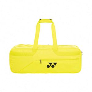 Muestra gratuita 2021, nueva moda, bolsa de lona para raqueta de tenis de playa, color amarillo brillante, mochila para raqueta de tenis de playa - Product Image 1