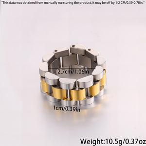 Anillo Minimalista Clásico en Forma de Corazón de Acero Inoxidable Chapado en Oro Rosa para Hombre y Unisex, Joyería de Regalo de Lujo - Product Image 5