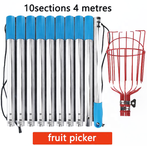 Long Pôle Réglable Extensible Portable Outils De Jardin À Haute Altitude Panier Profond Cueilleur De Fruits <span class=keywords><strong>Avec</strong></span> Tige Télescopique - Product Image 6