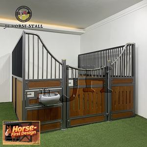 बड़े आकार के घोड़े स्थिर यूरोपीय डिजाइन घोड़े के उपकरण घोड़े की स्टाल स्टेनलेस स्टील पाइप फ्रंट पैनल - Product Image 1