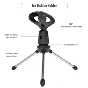 OEM Petit <span class=keywords><strong>support</strong></span> de pêche sur glace à trois pattes <span class=keywords><strong>Support</strong></span> de canne à pêche sur glace portable Petit <span class=keywords><strong>support</strong></span> de canne à pêche léger réglable - Product Image 3