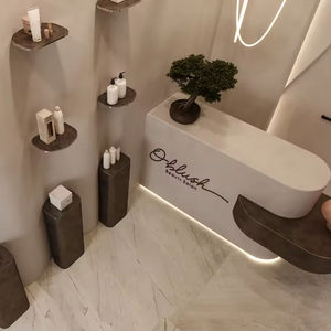 Mobiliario Moderno para Salón de Belleza, Diseño Personalizado Integral para Salón de Uñas, Decoración Minimalista para Barbería - Product Image 3