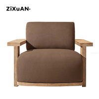 Canapé d'extérieur pour hôtel, mobilier de villa, chaise en métal et teck pour restaurant, chaise longue de patio, chaise longue de piscine, ensemble table et chaises de jardin moderne
