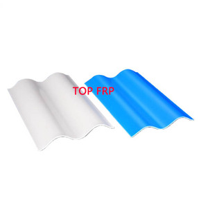 แผ่นหลังคาไฟเบอร์กลาสเสริมแรงพลาสติก ป้องกันรังสียูวี สีเขียวใส - Product Image 1