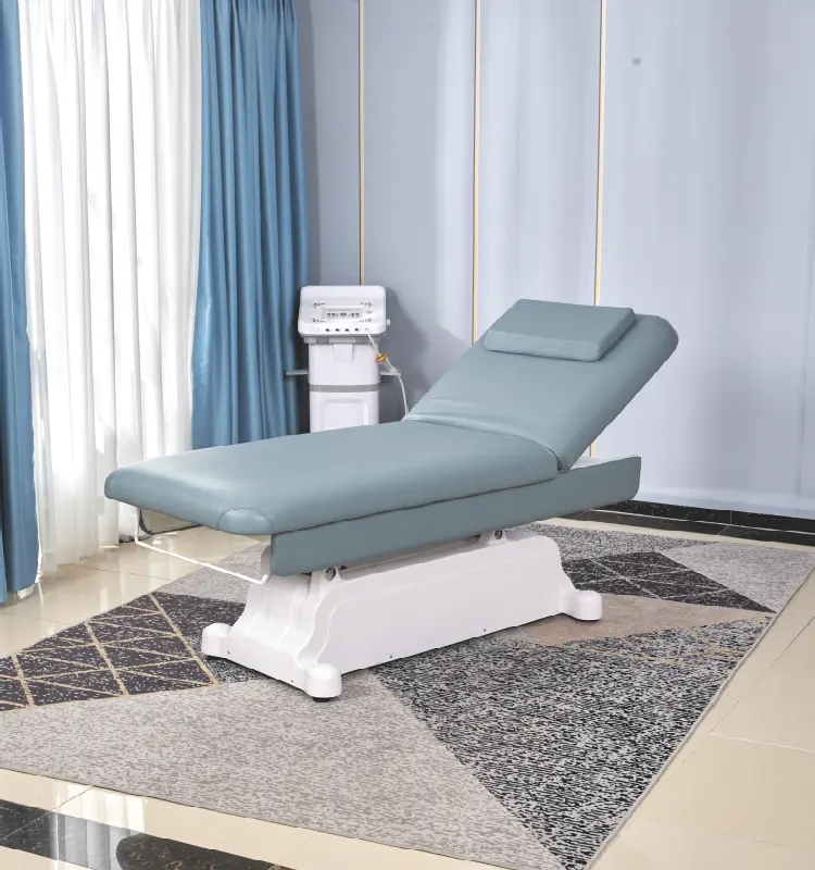 Mobilier de Salon de Spa, lit pour les cils du visage, Table de Massage, Table électrique de traitement de beauté