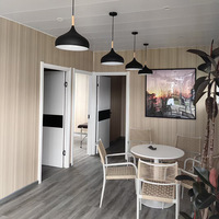 Maison conteneur modulaire à deux étages, en kit, pour hôtel et parc, boutique mobile, salle d'exposition, certifiée CE, design moderne, structure en acier