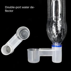 Dispositif de guidage automatique de l'eau potable à double <span class=keywords><strong>action</strong></span> pour les perroquets étourneaux pigeons-Fournitures pour oiseaux avec médicaments - Product Image 4