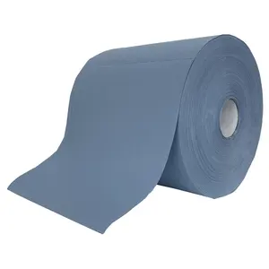 Chiffon absorbant l'huile à rouleau géant bleu renforcé Lingettes de nettoyage industrielles à usage intensif Remplacer les essuie-glaces de l'industrie KimberlyWYPAL X80