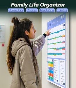 Digitale Kalender Muur Touchscreen <span class=keywords><strong>Lcd</strong></span> Indoor 1 Jaar Garantie 21.5 Smart Touchscreen Interactief <span class=keywords><strong>Display</strong></span> Voor Familie Schema 'S - Product Image 3