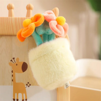 Jouets en peluche plante succulente porte-clés tentures voiture sac fleur en forme de peluche porte-clés