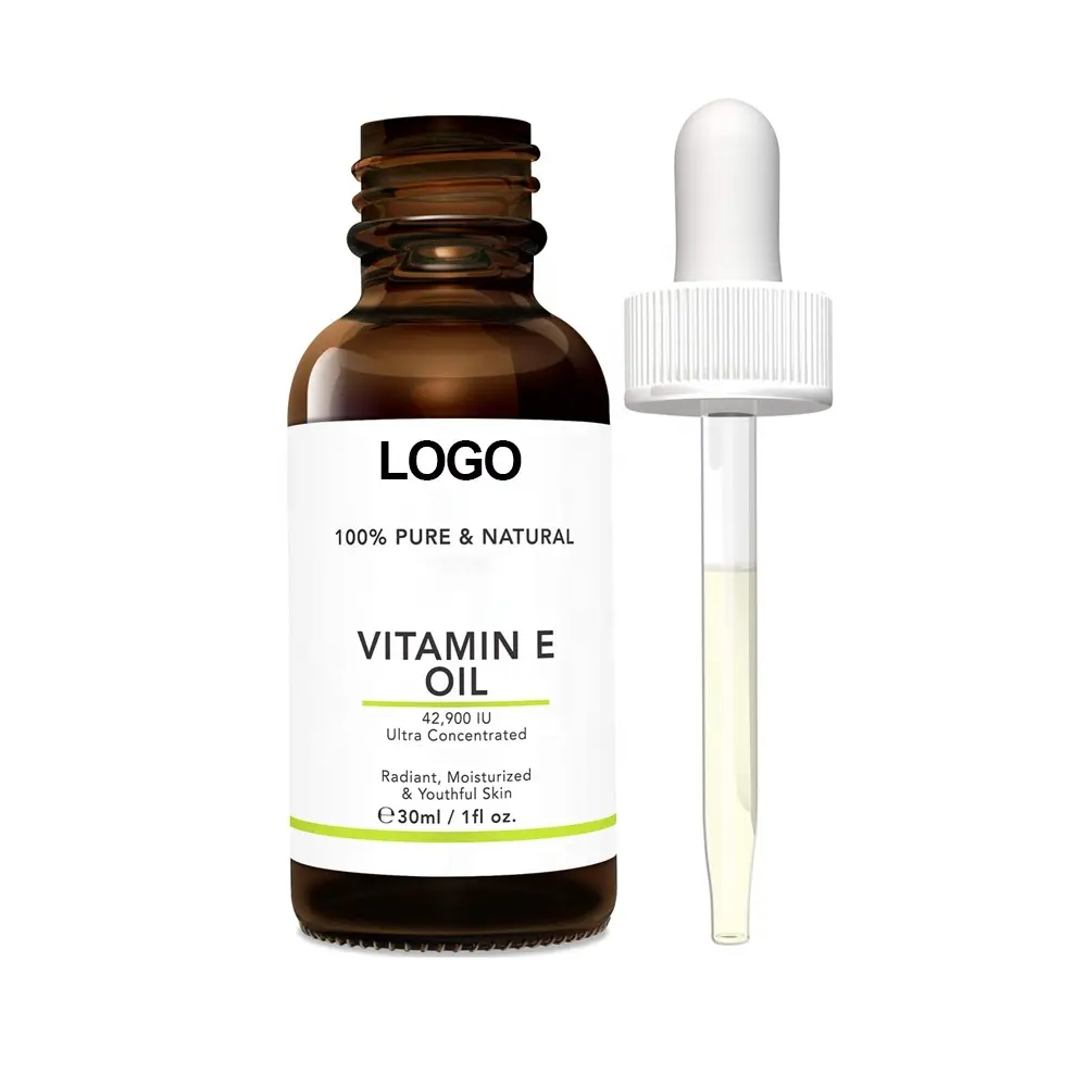 Bahan mentah kosmetik kualitas tinggi 100% minyak Vitamin E murni & alami d-alpha tocopherol