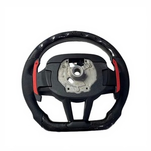 Volante Deportivo Personalizado de Cuero, LED y Fibra de <span class=keywords><strong>Carbono</strong></span> - Accesorios para Auto Compatibles con BMW G05 G20 G30 G2X G3X G8X F9X - Product Image 4