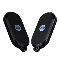 Télécommande universelle sans fil RF 433 MHz à 4 boutons en métal ABS Century Aoke, la plus vendue, pour porte de garage, portée 50 m, piles AAA
