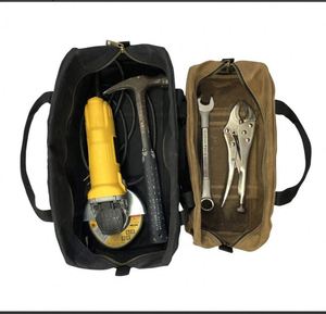 Échantillon Gratuit : Sacs Organiseurs d'Outils Multi-usages en Toile Cirée Imperméable, Pochette de Transport Portable, 1 Petit et 1 Grand Sac à Outils - Product Image 5