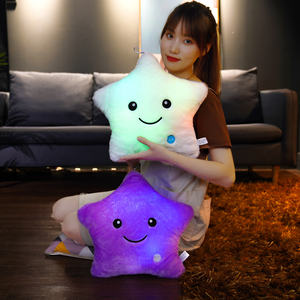 Juguete de Luz LED con Forma de Estrella Brillante para el Día de San Valentín, Almohadas Luminosas Creativas para Cama de Bebé, Animales de Peluche, Cojín con Relleno de Algodón PP - Product Image 6