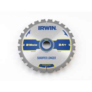 IRWIN - 1897434 Lame de scie circulaire pour construction-LAMES ET DISQUES DE COUPE EAN 05706918974345 LAMES DE SCIE CIRCULAIRE - Product Image 2