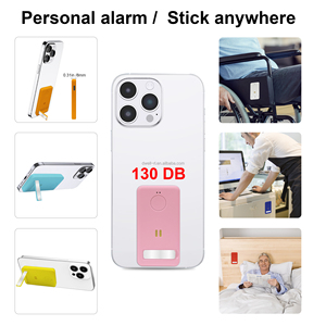 Soporte Adhesivo Portátil para Teléfono Celular con Alarma de 130dB, Botón SOS, Alerta de Emergencia, Batería Recargable, Material ABS - Product Image 5