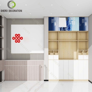 โต๊ะโชว์โทรศัพท์มือถือ โต๊ะโชว์คอมพิวเตอร์ ตู้โชว์อุปกรณ์เสริมพร้อมตะขอ ดีไซน์ร้านขายโทรศัพท์มือถือ - Product Image 4