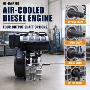 Moteur diesel Hi-earns 1105 20HP <span class=keywords><strong>Keway</strong></span> à arbre, système de refroidissement par air - Product Image 1
